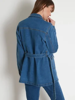 Femme Daxon Veste saharienne en denim