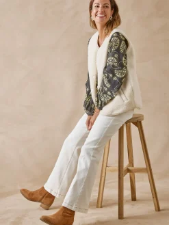 Femme Daxon Veste sans manches en maille moutonnée