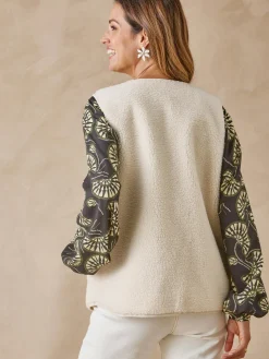 Femme Daxon Veste sans manches en maille moutonnée