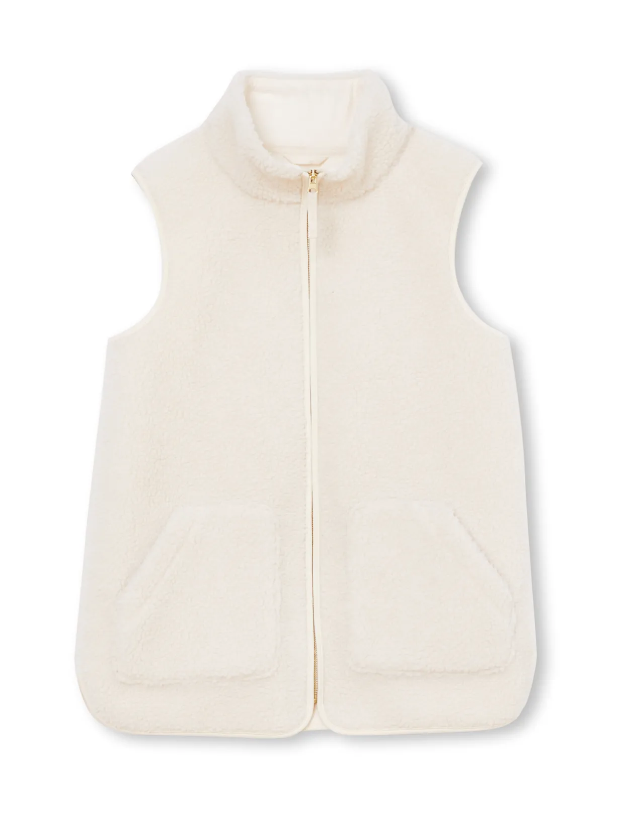 Femme Daxon Veste sans manches sherpa moumoute