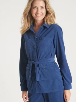 Femme Daxon Veste-saharienne en velours côtelé