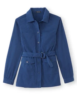 Femme Daxon Veste-saharienne en velours côtelé